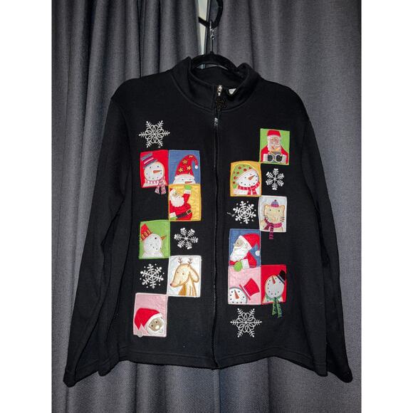 Ugly Christmas Sweater Xmas Cardigan Size XL - Picture 1 of 3